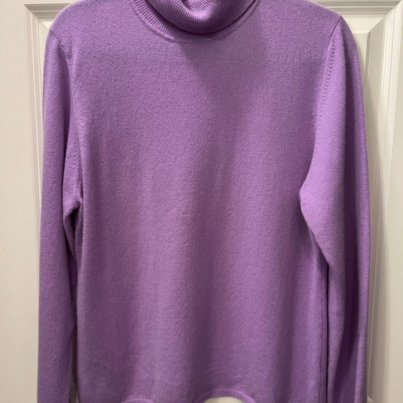 Charter Club Sweaters - Charter Club Lavender Cowl Neck Sweater